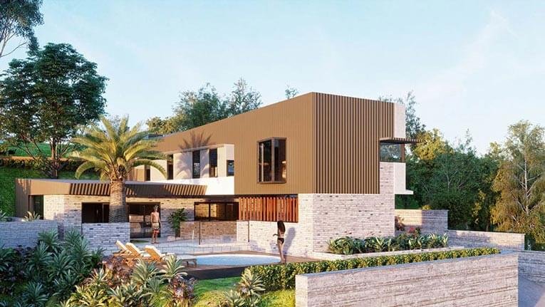 One of the homes at The Cascades One of the homes at The Cascades